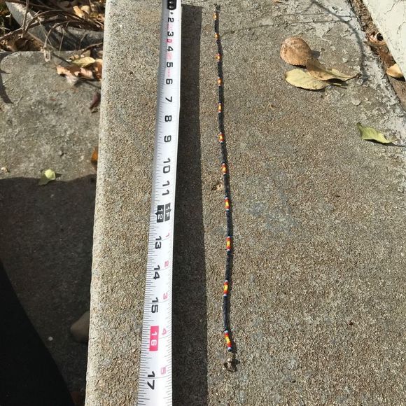 Handmade Native American Beaded Necklace Seed Bead Necklace - Picture 5 of 6